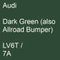 Preview: Audi, Dark Green (also Allroad Bumper), LV6T / 7A.